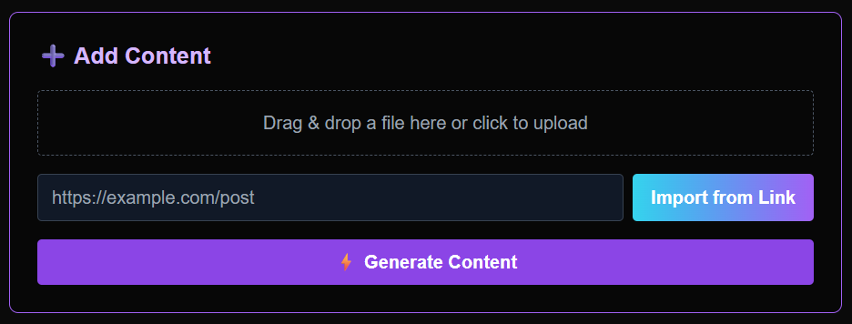 Repostur preview